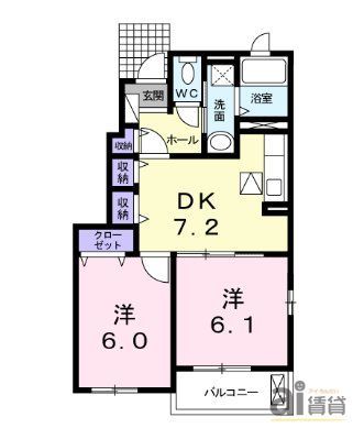 槇の木サニーハウス3号館の間取り