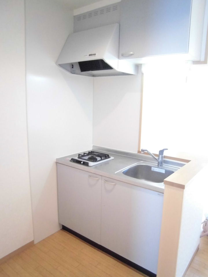 キッチン　ガスコンロ１口付き！