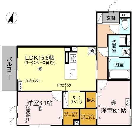LA MAISON 高羽町の間取り写真