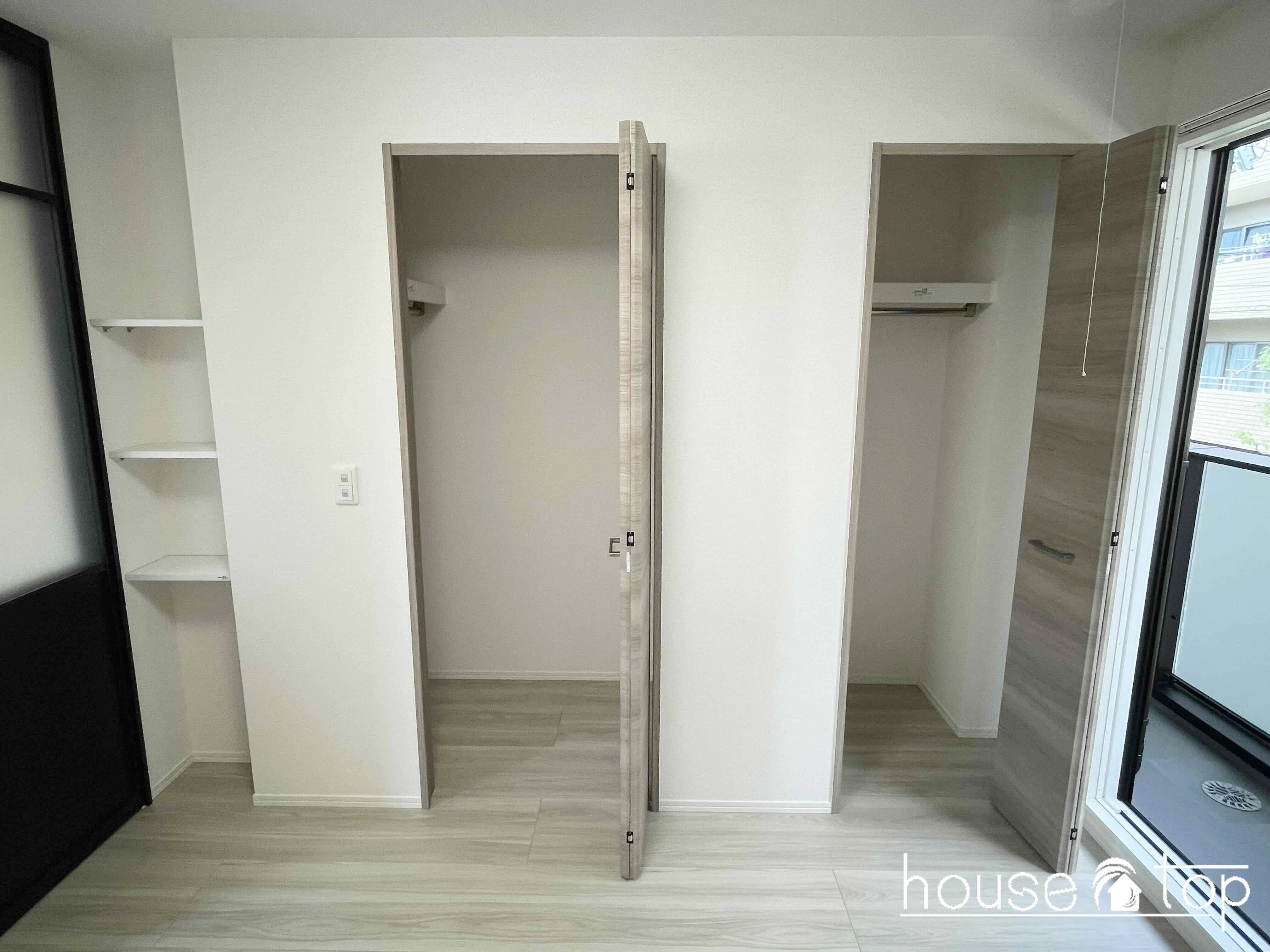 収納　全部屋収納あり