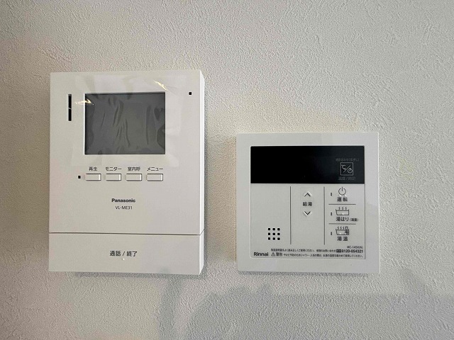 セキュリティ　モニターホン付きで来客確認も安心！