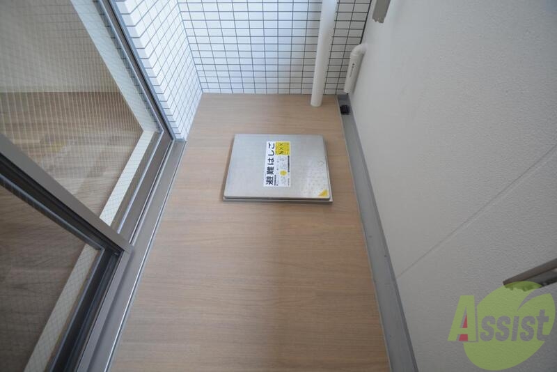 バルコニー　通風良好です