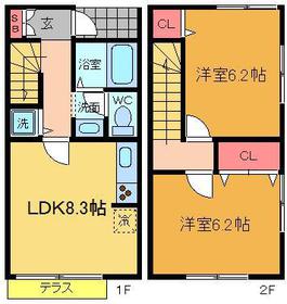 ハレルアナの間取り写真