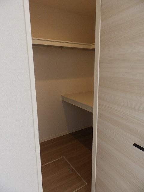 収納　洋室のウォークインクローゼット