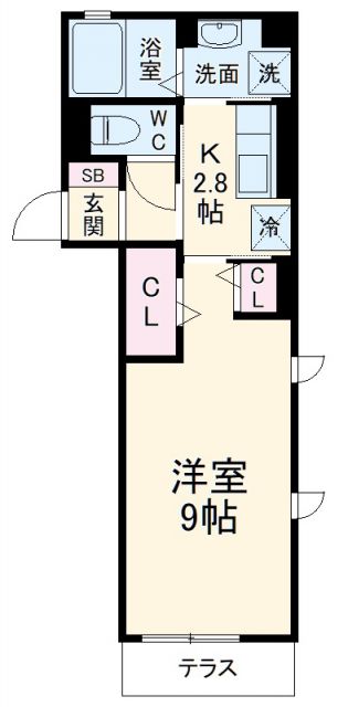 リュミエール桜木町の間取り写真