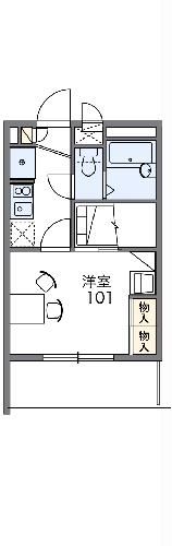 レオパレスマラナタ ハイツの間取り写真