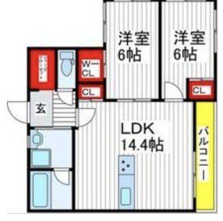バス・シャワールーム　間取図