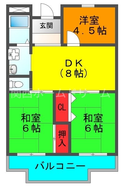 シティライフ門真の間取り写真