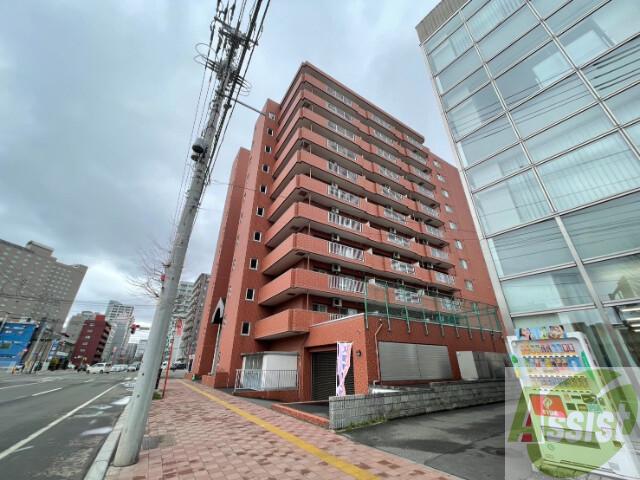 建物外観　札幌市中央区南九条西「ドミ山鼻九条」