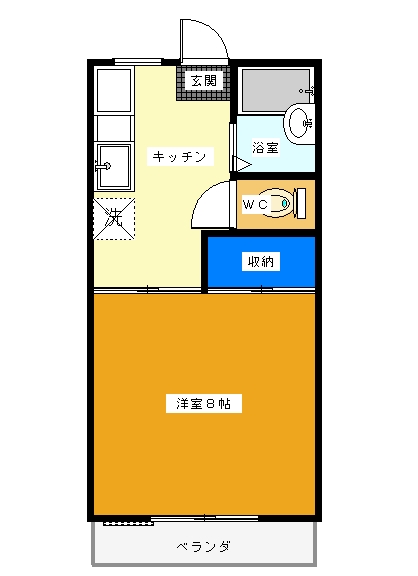 つくばエクスプレス つくば駅 徒歩44分 2階建 築40年の間取り写真