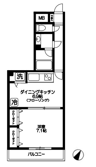 エクメーネ日本橋の間取り