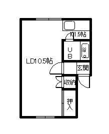 サンハイツの間取り