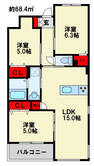 CITRUS TREEの間取り