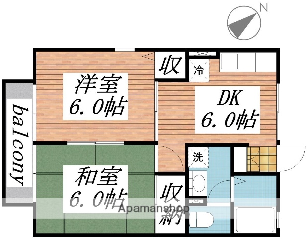 セジュール箕郷B_間取り_0