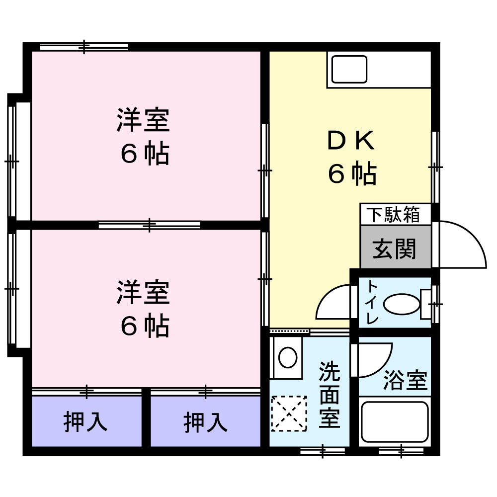 ラフォーレの間取り