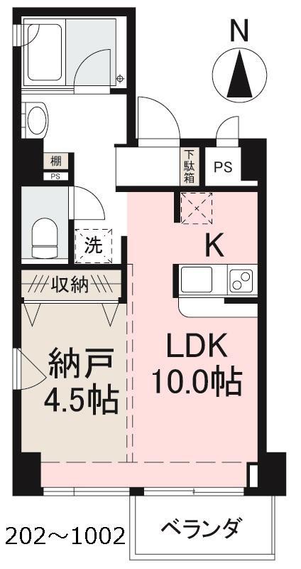 コリドール中央の間取り