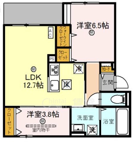 グランドール垂水の間取り