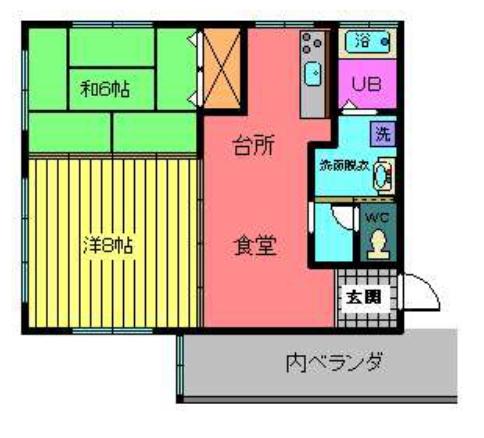 メゾンルビー（一ノ堰）の間取り