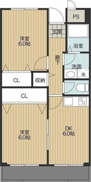 千里ロイヤルハイツの間取り