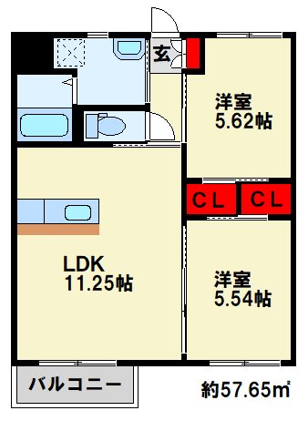 ＰＲＥＳＴＩＧＥ　ＥＸＥの間取り