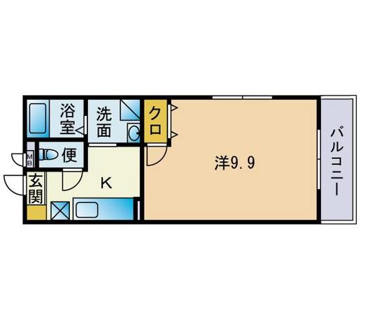 【アムール仁の間取り】