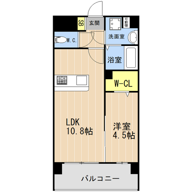 ＬＩＢＴＨ安里の間取り