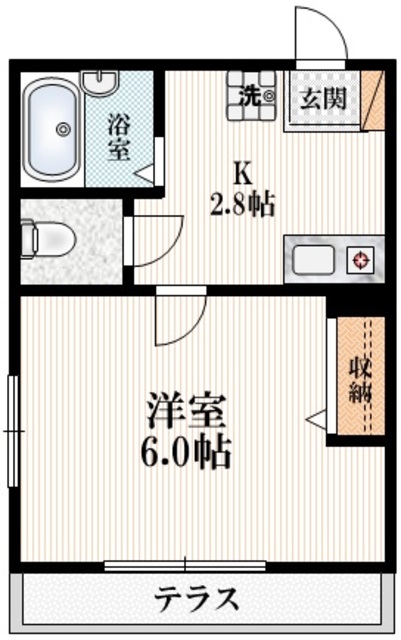 杉並区久我山のマンションの間取り