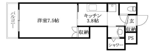 Ｒ２マンションの間取り