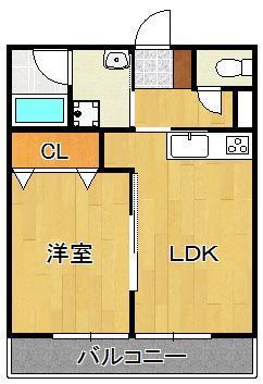 セントラルコーポIIの間取り