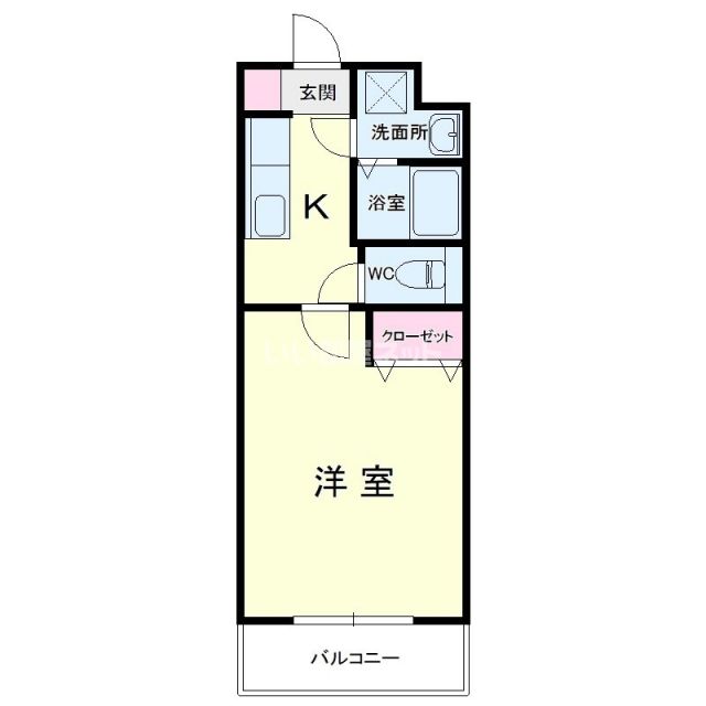 掛川市高御所のマンションの間取り