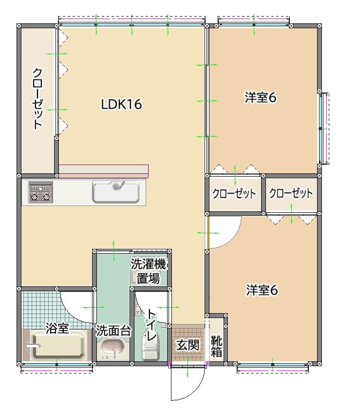 メゾンYOSHINAGAの間取り