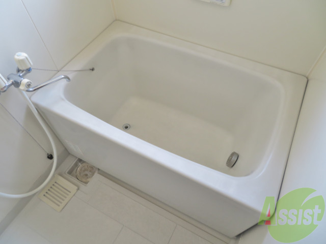 バス・シャワールーム　浴室はゆったりと浸かれるサイズ感になっていますね。