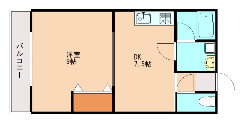 クレスト飯塚駅の間取り