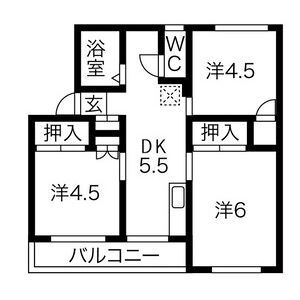 ヴィラナリー安八II2号棟の間取り