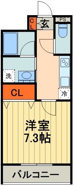 さいたま市大宮区仲町のマンションの間取り