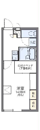 レオパレス東桑山の間取り