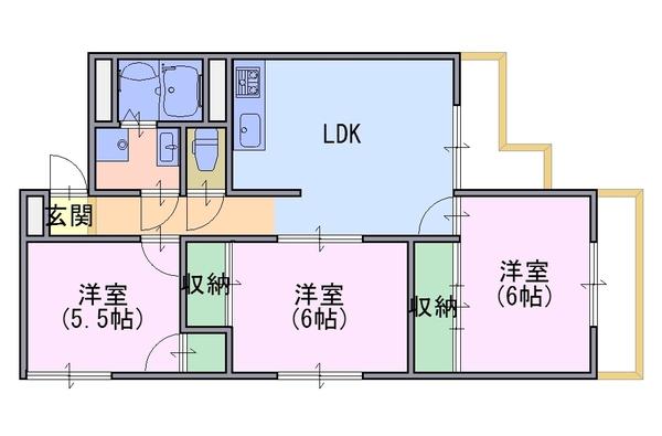 グランパールの間取り