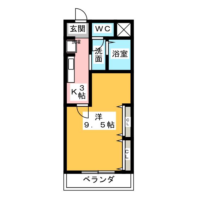 コラルリーフ２１の間取り