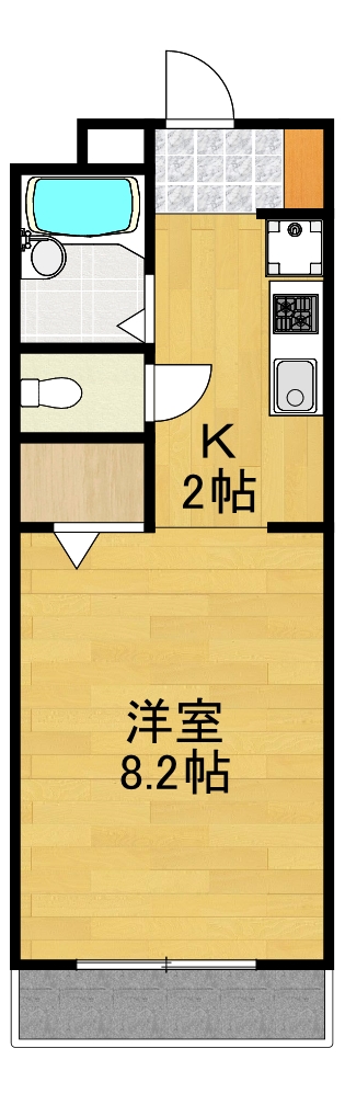 横浜市港北区新吉田東のマンションの間取り