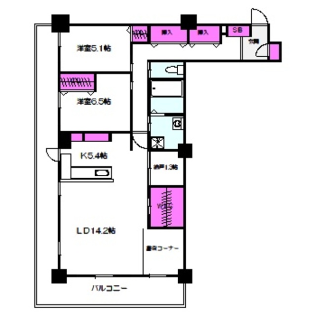 リバーカントリーガーデン京橋の間取り