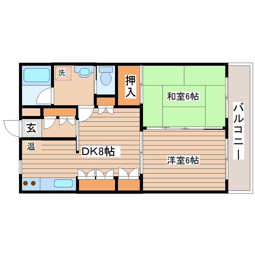 高砂シティハイツの間取り