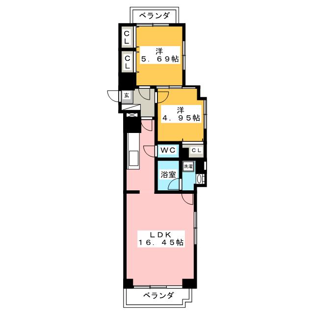 ラウレルトキワの間取り