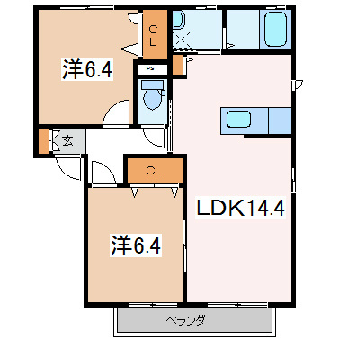 MASTTOWN島内Ｃの間取り