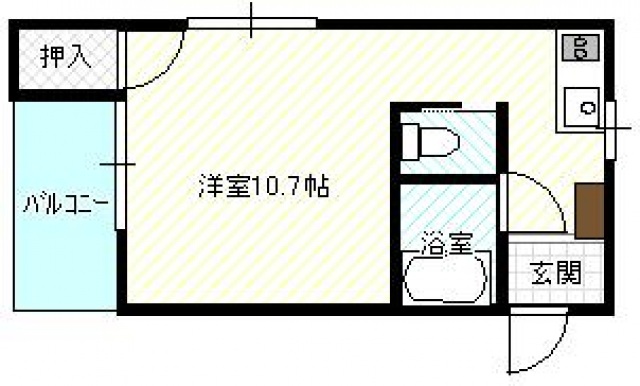 【広島市安佐南区上安のマンションの間取り】