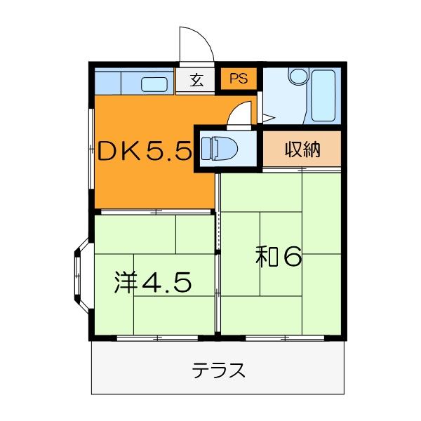 サンパレススズキの間取り