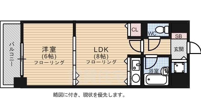 ロマネスク天神ルネッサンスの間取り