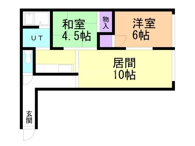 マロンハイツの間取り