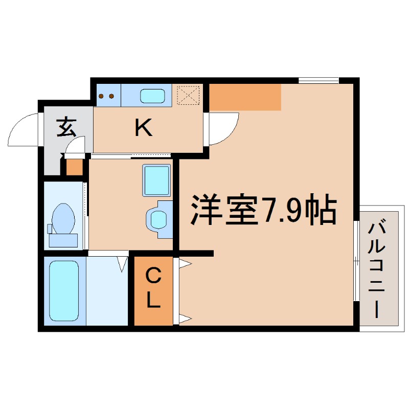 尼崎市大庄北のマンションの間取り