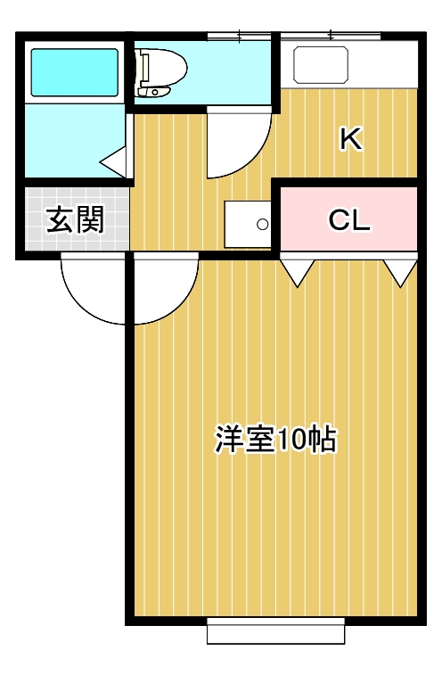 ミニーハウスAの間取り