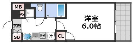 プレサンス難波元町の間取り